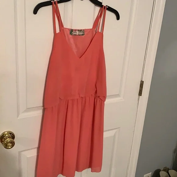 coral cocktail dress - Picture 1 of 1